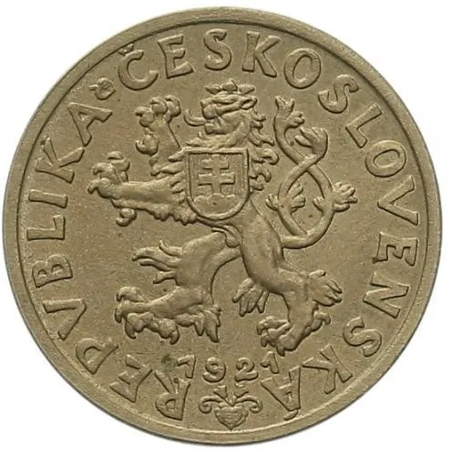 20 Haléřů – Zkušební ražba - líc