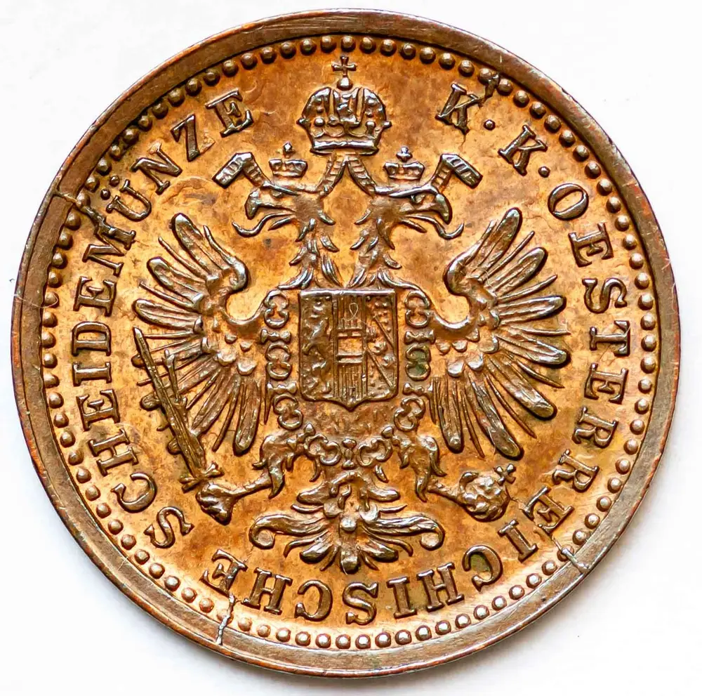 5/10 Krejcar (typ Large eagle) - líc