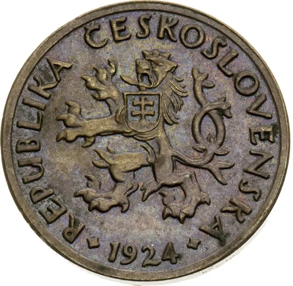 5 Haléřů – Zkušební ražba (Bronz) - líc