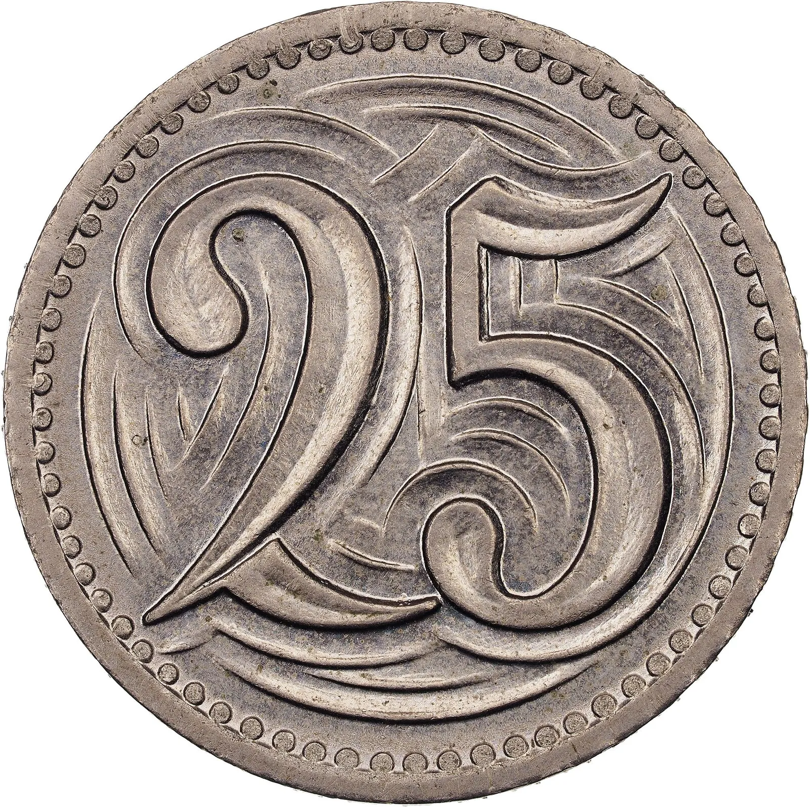 25 Haléřů - rub