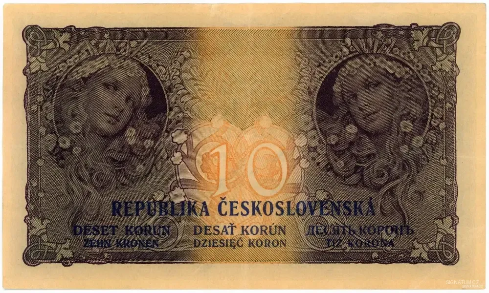 10 Korun 1927 – Alfons Mucha