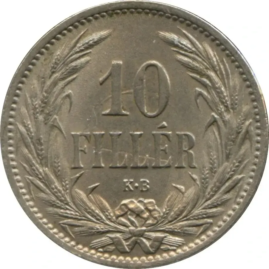 10 Fillér - František Josef I.