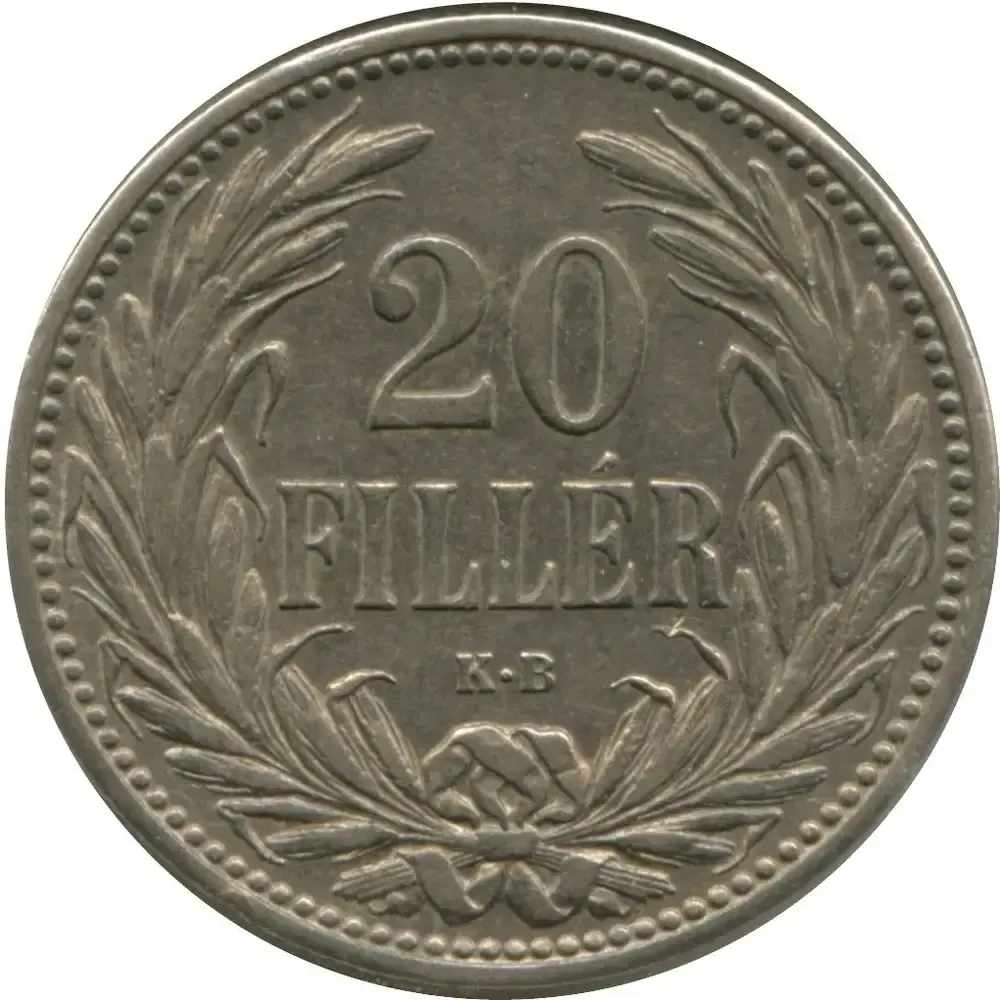 20 Fillér – František Josef I.