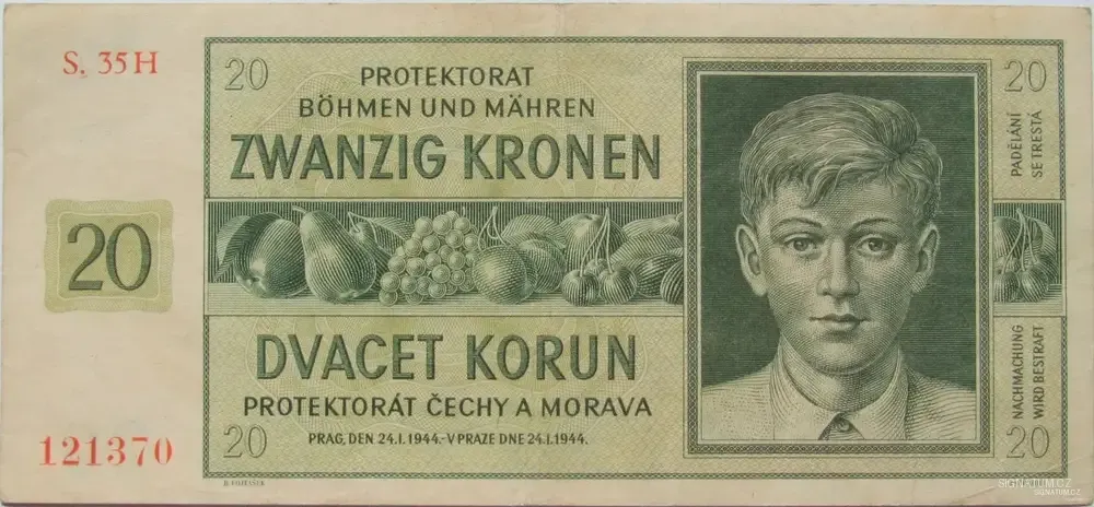 20 Korun 1944 – Chlapec