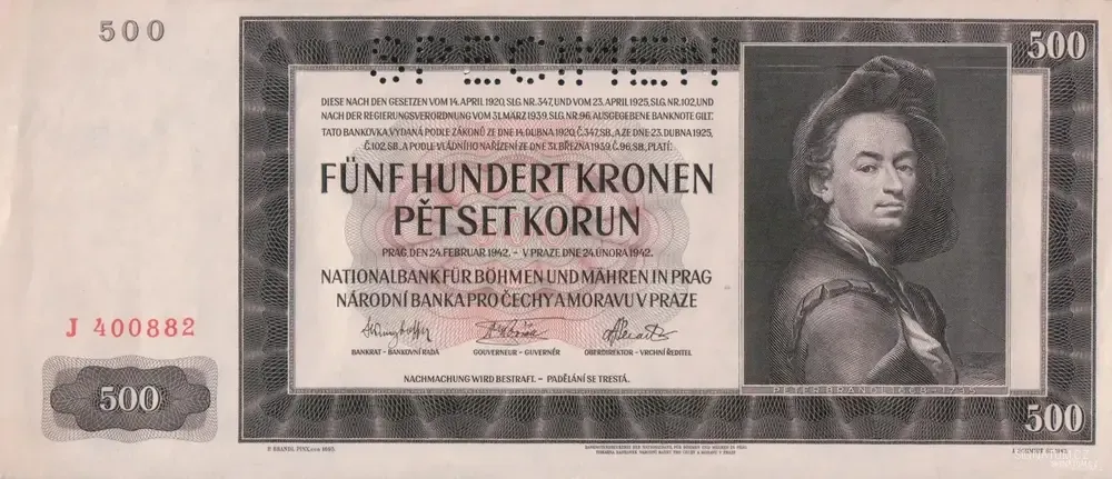 500 Korun 1942 – Petr Brandl